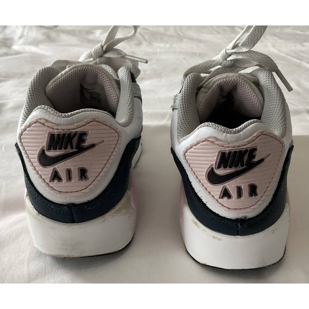 Nike Air Max 90 Shoes Youth Size 3.5Y HF6358-104 Leather Running Pink - Picture 8 of 15